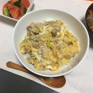 どこを食べても幸せ～♪鶏ももゴロゴロな親子丼♡